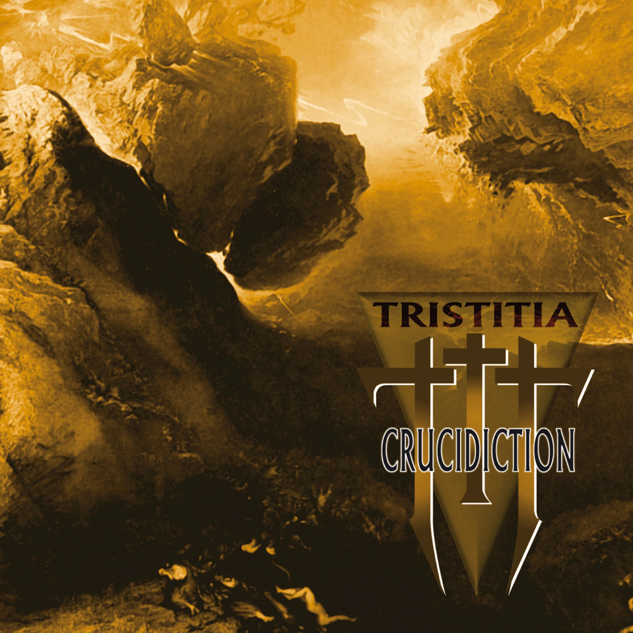 TRISTITIA - Crucidiction · BLUE LP (Doom Metal Vinyl) · Bild 1