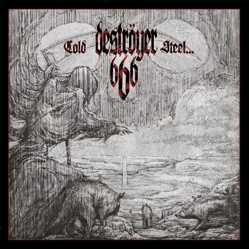 DESTRÖYER 666 · Cold Steel For An Iron Age | SILVER/GREEN LP (Thrash Metal/Black Metal Vinyl) · Picture 1