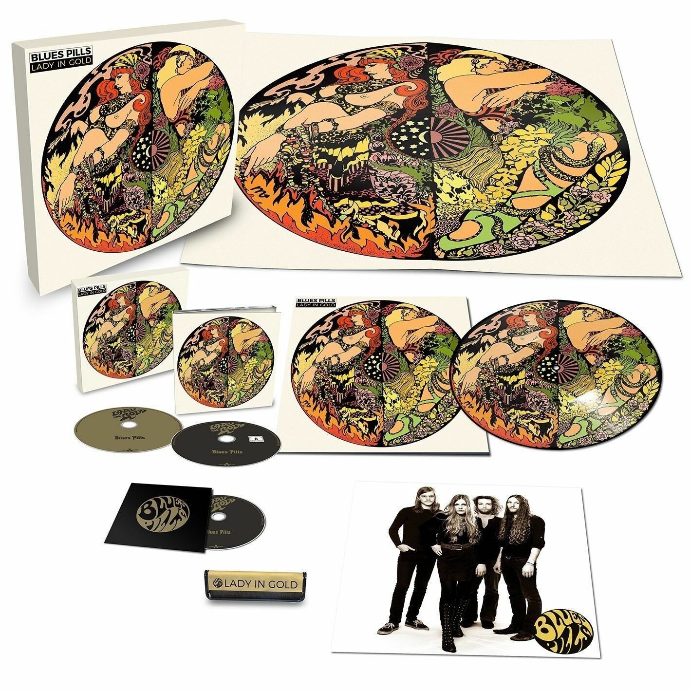 BLUES PILLS · Lady In Gold | LTD.DELUXE BOXSET BOXLP (Blues Rock Vinyl)