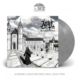 ATTIC · Sanctimonious | GREY MARBLED 2LP (Heavy Metal/Doom Metal Vinyl)