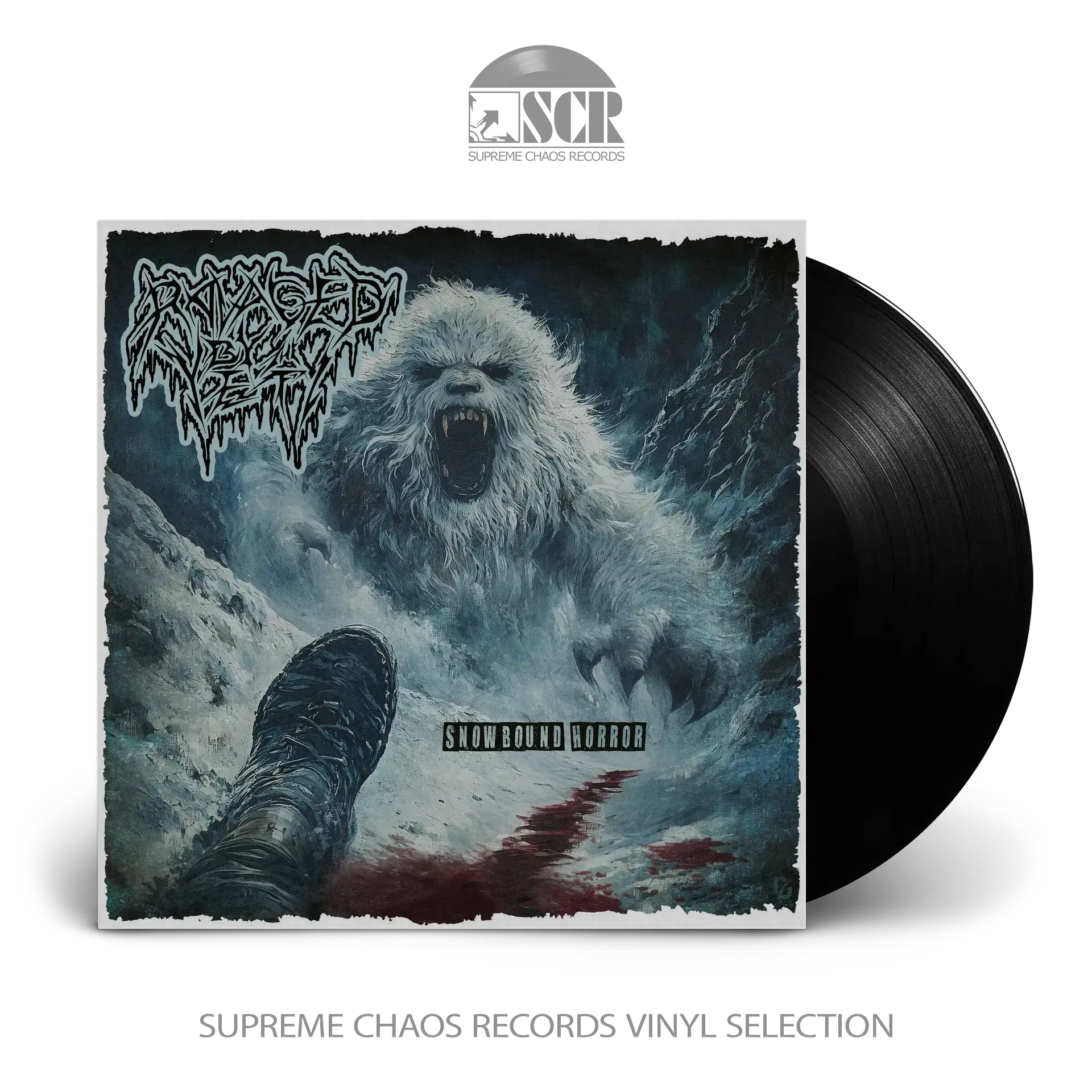 RAVAGED BY THE YETI · Snowbound Horror | BLACK LP (Death Metal Vinyl)