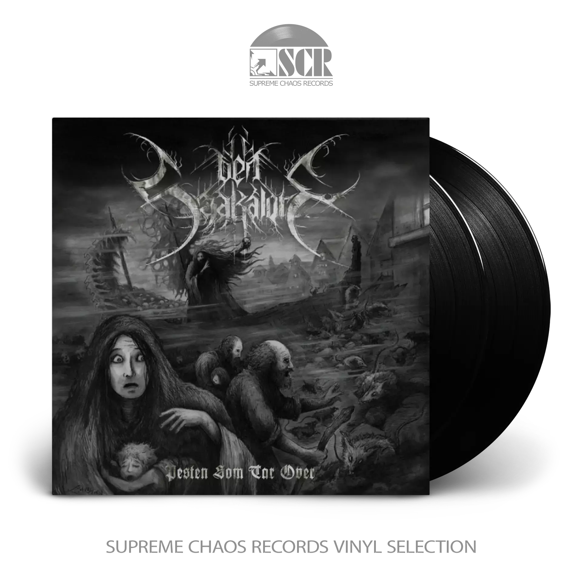 DEN SAAKALDTE · Pesten Som Tar Over | BLACK 2LP (Black Metal Vinyl)