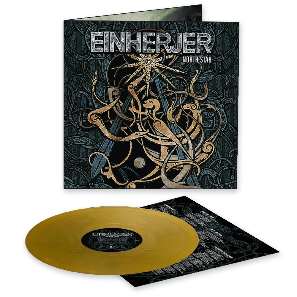 EINHERJER · North Star | GOLD LP (Viking Metal/Death Metal/Black Metal Vinyl) · Picture 2