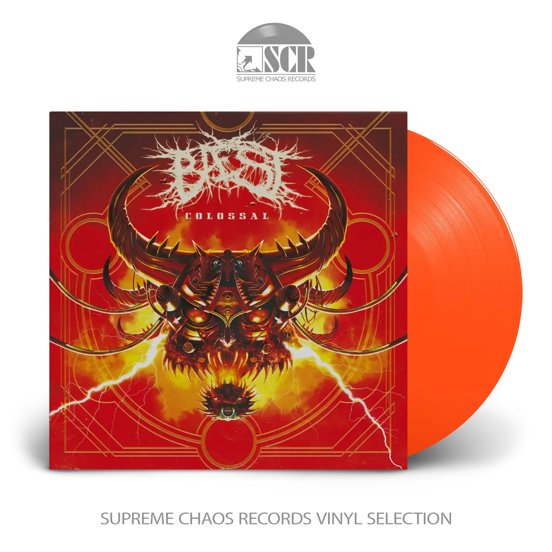 BAEST - Colossal · NEON ORANGE LP (Thrash Metal Vinyl)