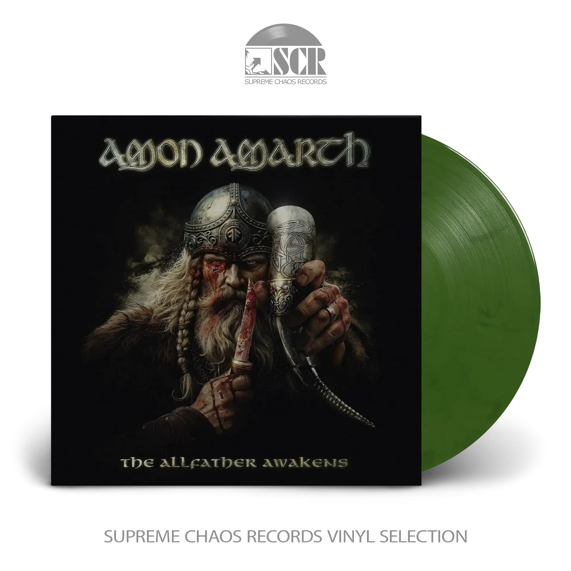 AMON AMARTH · The Allfather Awakens | GREEN MARBLED LP (Melodic Death Metal Vinyl)