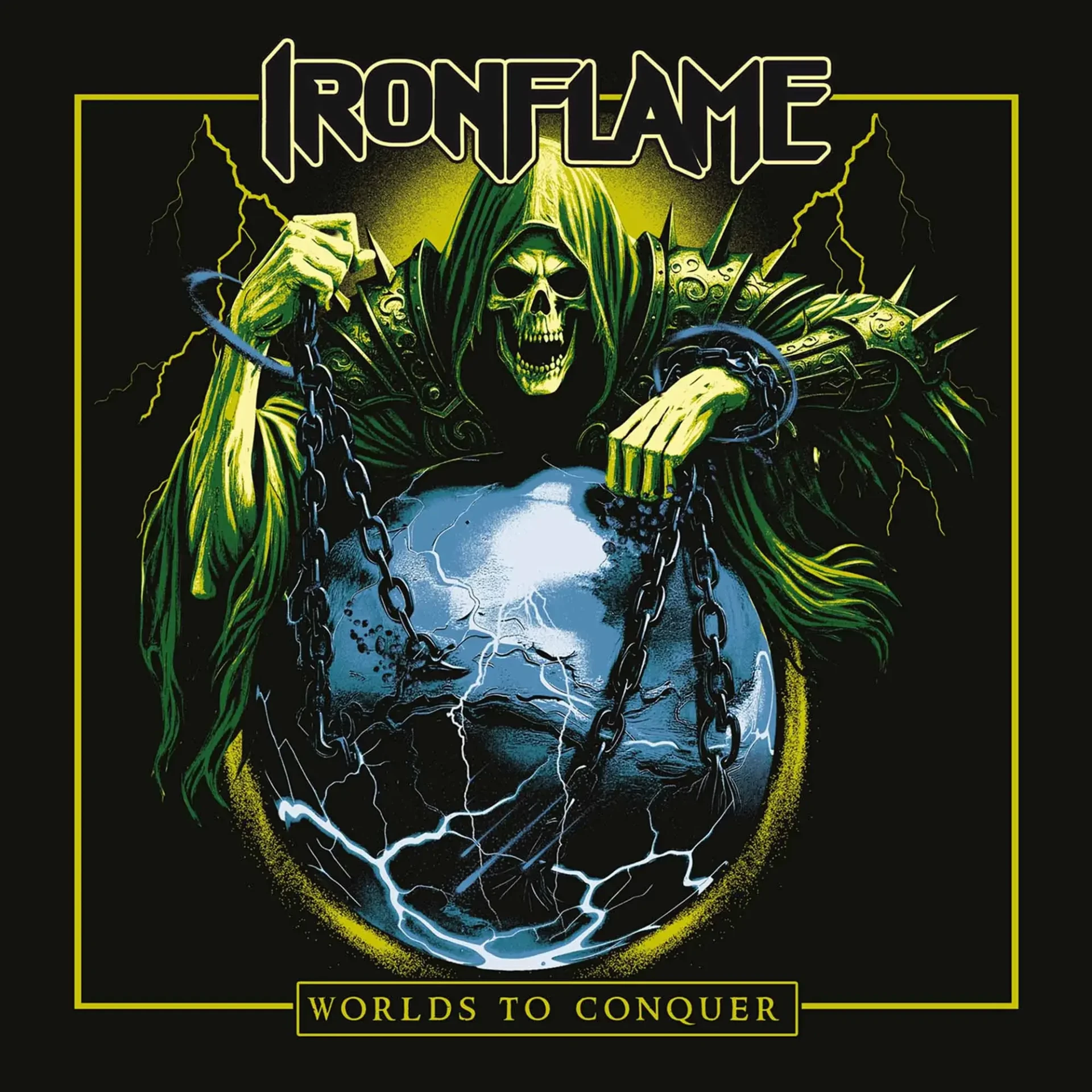 IRONFLAME - Worlds to Conquer [BLACK LP] (Heavy Metal Vinyl) · Picture 1