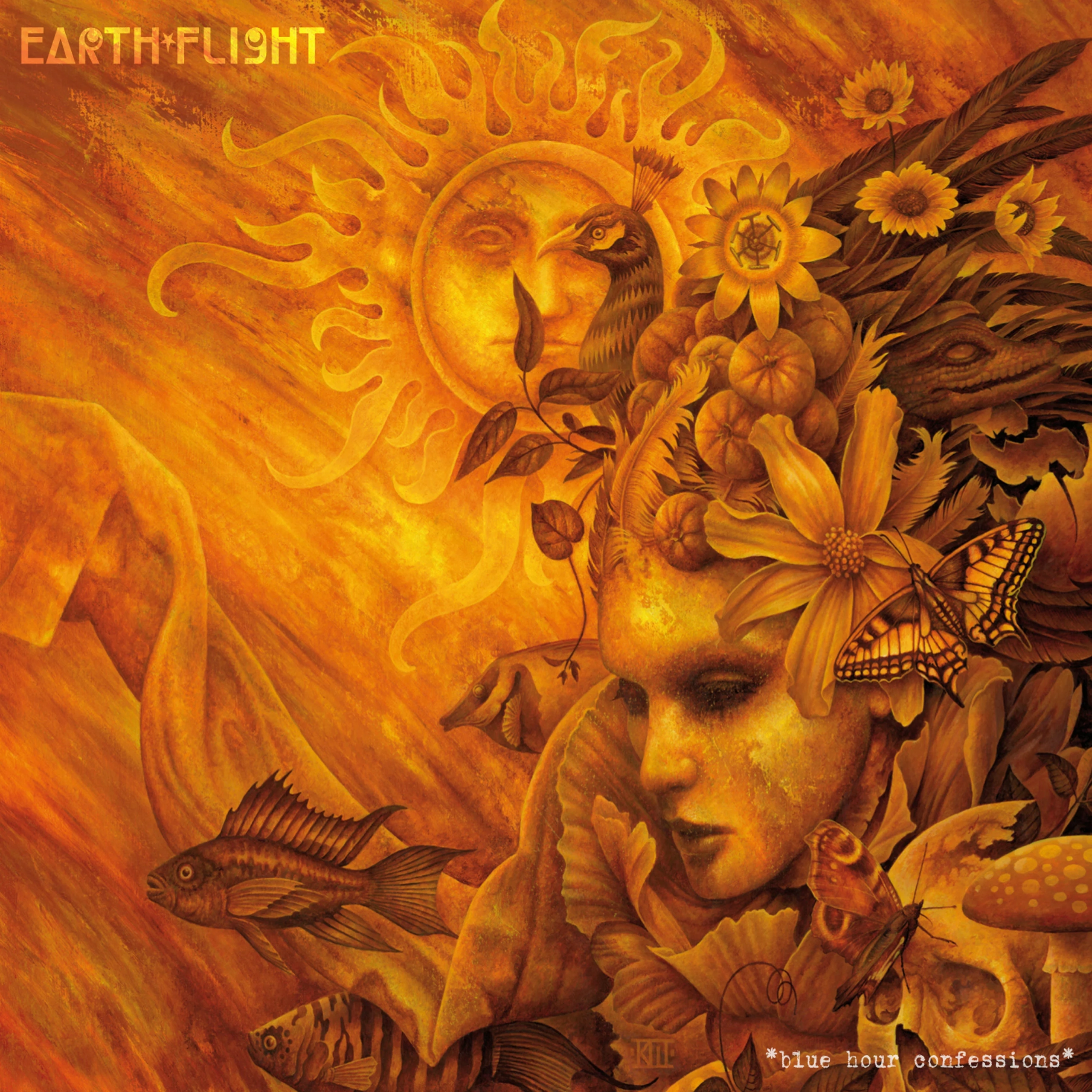 EARTH FLIGHT - Blue Hour Confessions [BLACK LP] 1