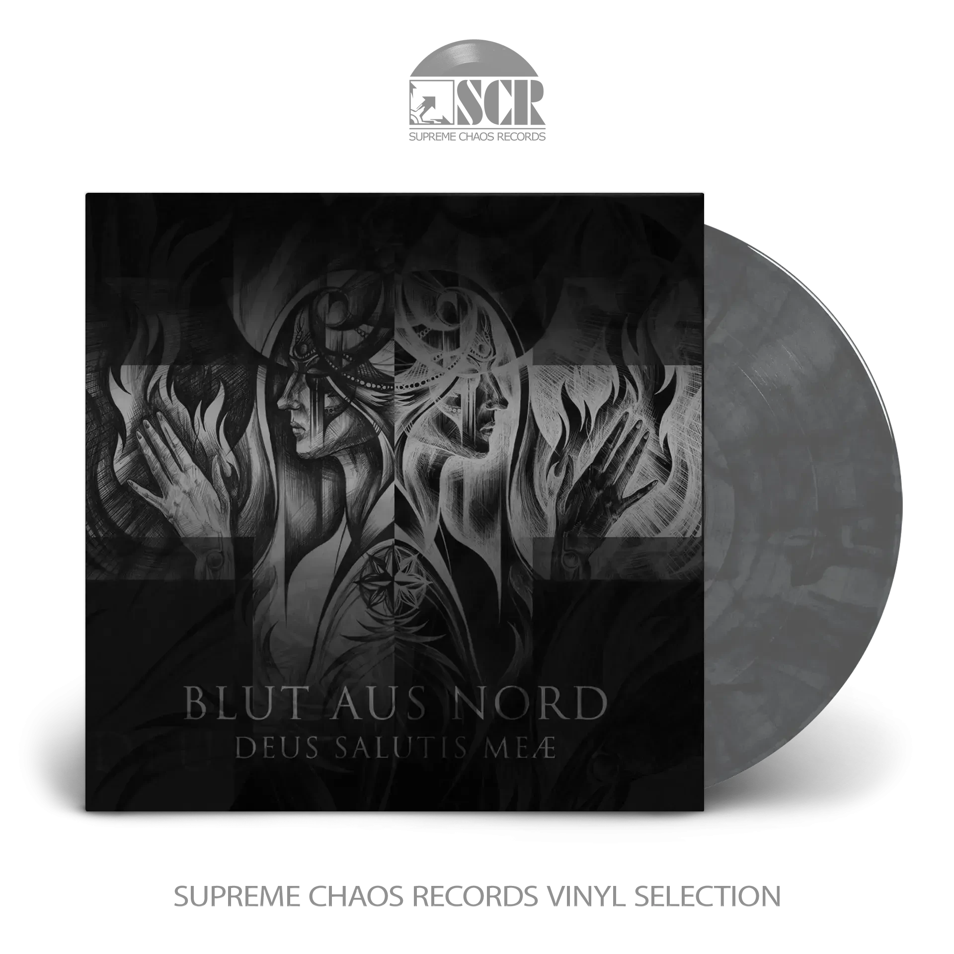 BLUT AUS NORD · Deus Salutis Meae | CLEAR/BLACK MARBLED LP (Black Metal Vinyl)