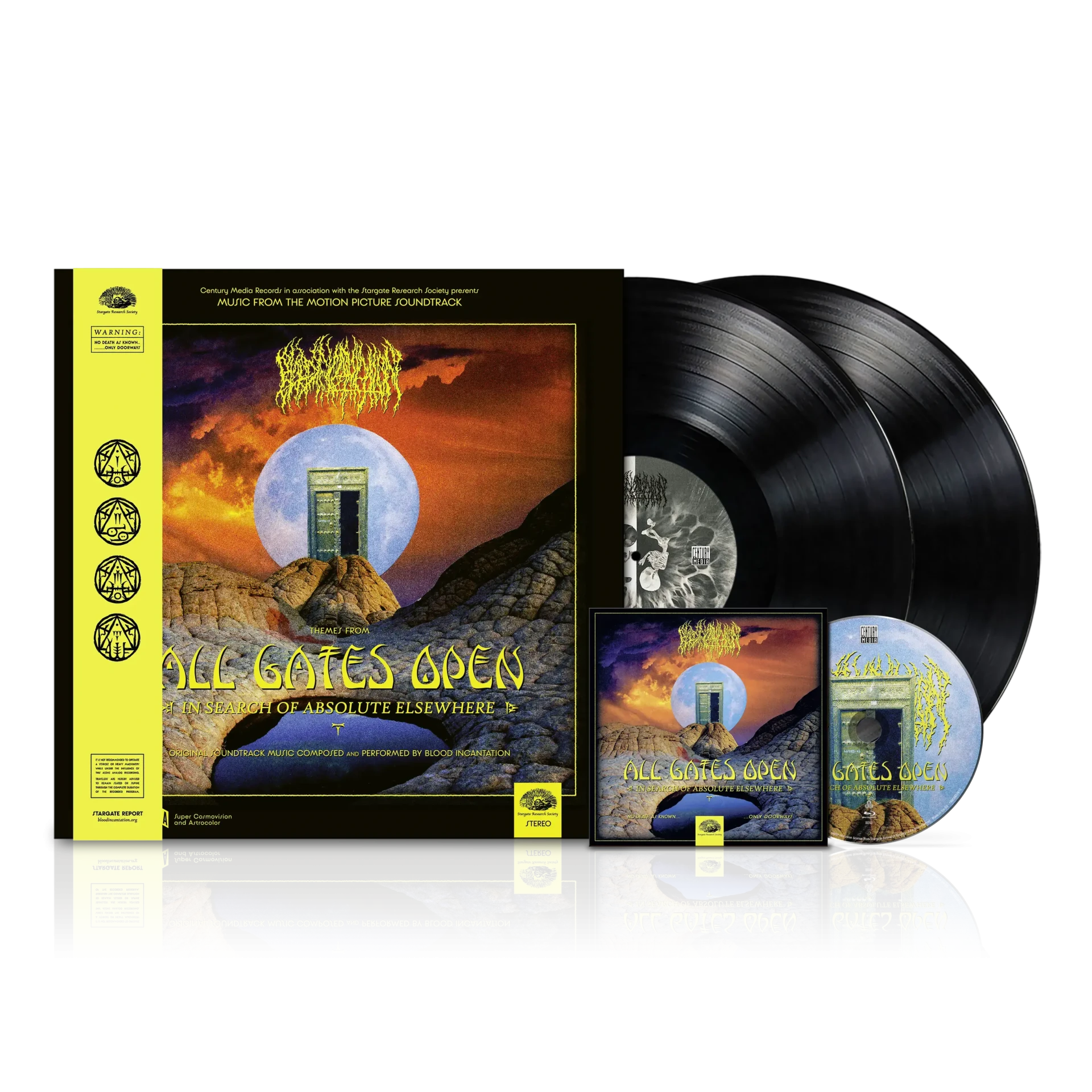 BLOOD INCANTATION · All Gates Open (Original Motion Picture Soundtrack) | BLACK 2LP+BLURAY (Progressive Metal/Death Metal Vinyl)