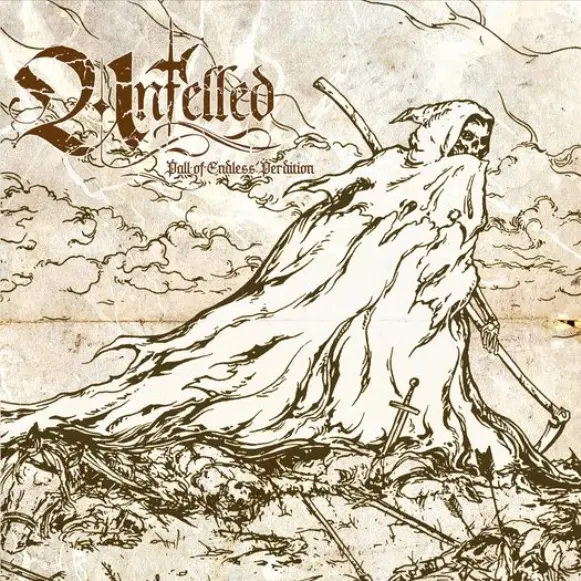 UNFELLED · Pall of Endless Perdition | BLACK LP (Black Metal Vinyl) · Picture 1