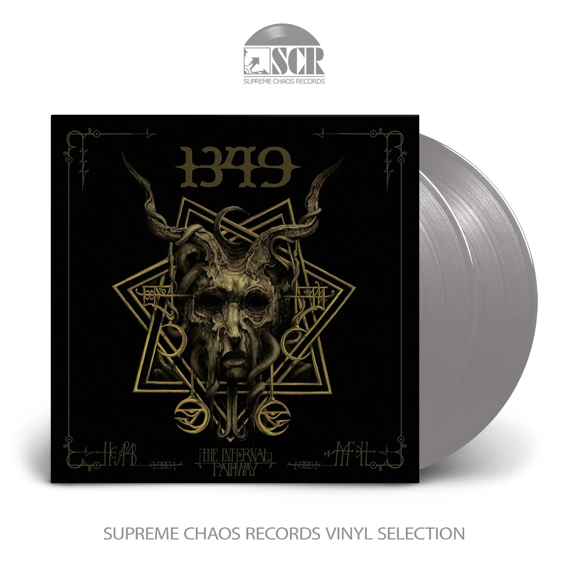 1349 - The Infernal Pathway · SILVER 2LP (Black Metal Vinyl)