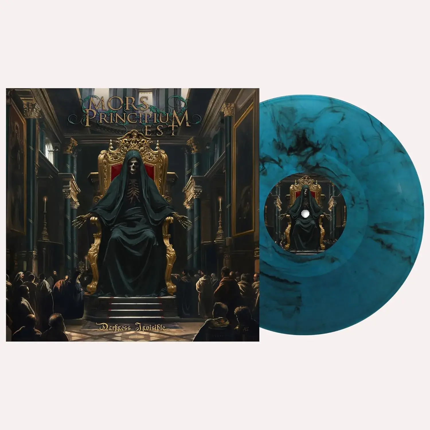 MORS PRINCIPIUM EST · Darkness Invisible | TURQUOISE/BLACK LP (Melodic Death Metal Vinyl) · Picture 2
