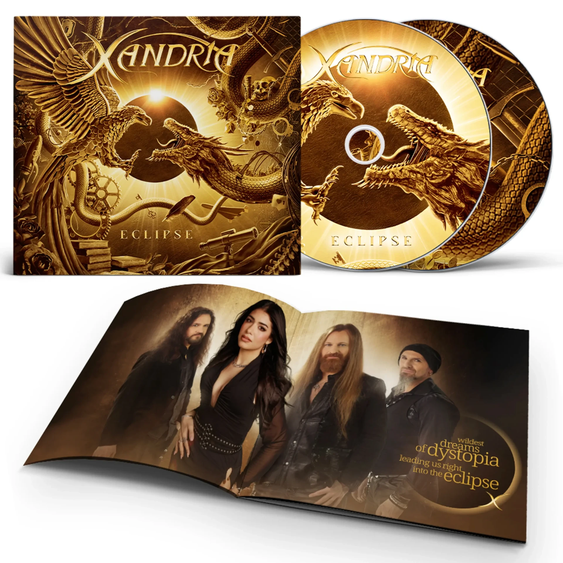 XANDRIA · Eclipse | DIGIPAK 2CD (Symphonic Metal CDs) · Picture 2