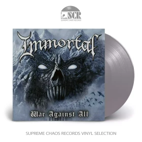 IMMORTAL · War Against All | SILVER LP (Black Metal Vinyl)