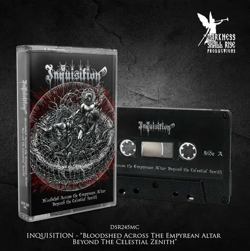 INQUISITION · Bloodshed Across The Empyrean Altar Beyond The Celestial Zenith | BLACK TAPE (Black Metal Tapes)