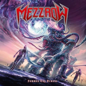 MEZZROW · Summon Thy Demons | RED/BLUEMARBLED LP (Thrash Metal Vinyl) · Picture 1