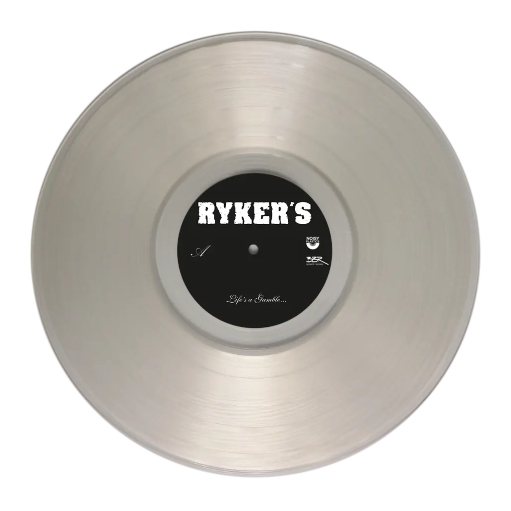 RYKER'S · Life's A Gamble | ULTRA CLEAR GLOW IN THE DARK VINYL (Hardcore Vinyl) · Picture 3
