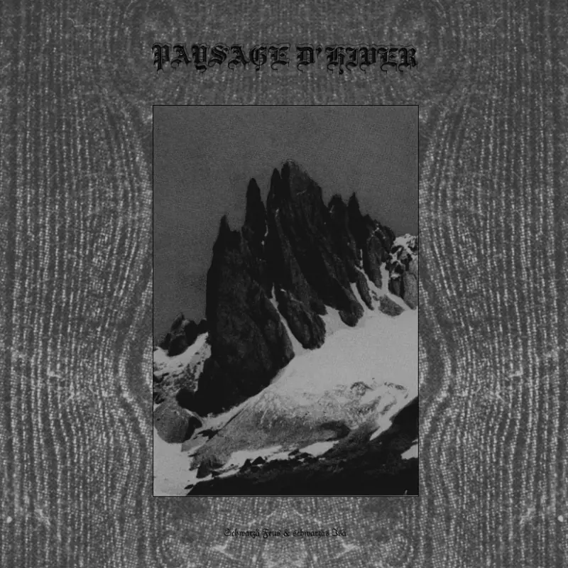 PAYSAGE D'HIVER / LUNAR AURORA · A Haudiga Fluag / Schwarzä Feus & Schwarzäs Isä | BLACK LP (Black Metal Vinyl) · Picture 1
