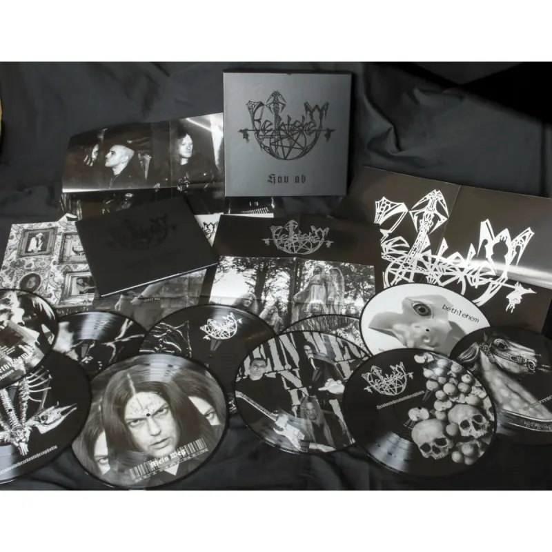 BETHLEHEM · Hau Ab | 8 PIC DISC LP BOX (Industrial/Black Metal Vinyl)