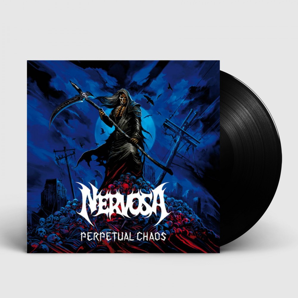 NERVOSA · Perpetual Chaos | BLACK LP (Thrash Metal Vinyl)