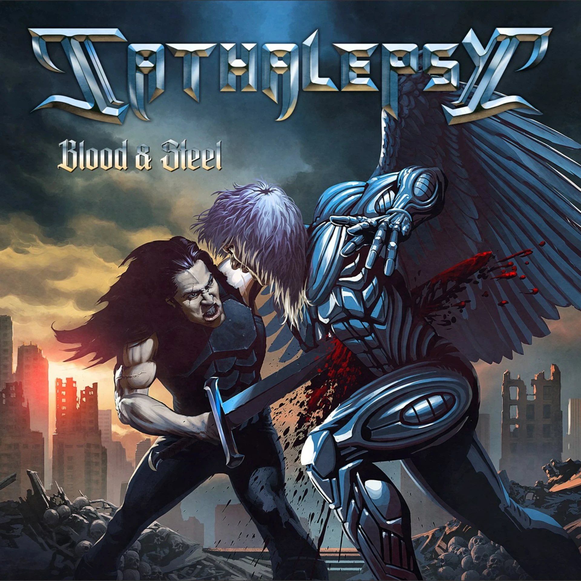 CATHALEPSY · Blood And Steel | BLACK LP (Heavy Metal Vinyl) · Picture 1