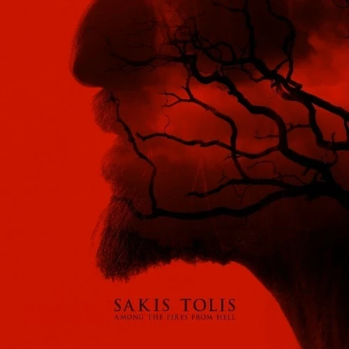 SAKIS TOLIS · Among The Fires Of Hell | ORANGE/BLACK MARBLED LP (Black Metal Vinyl) · Picture 1