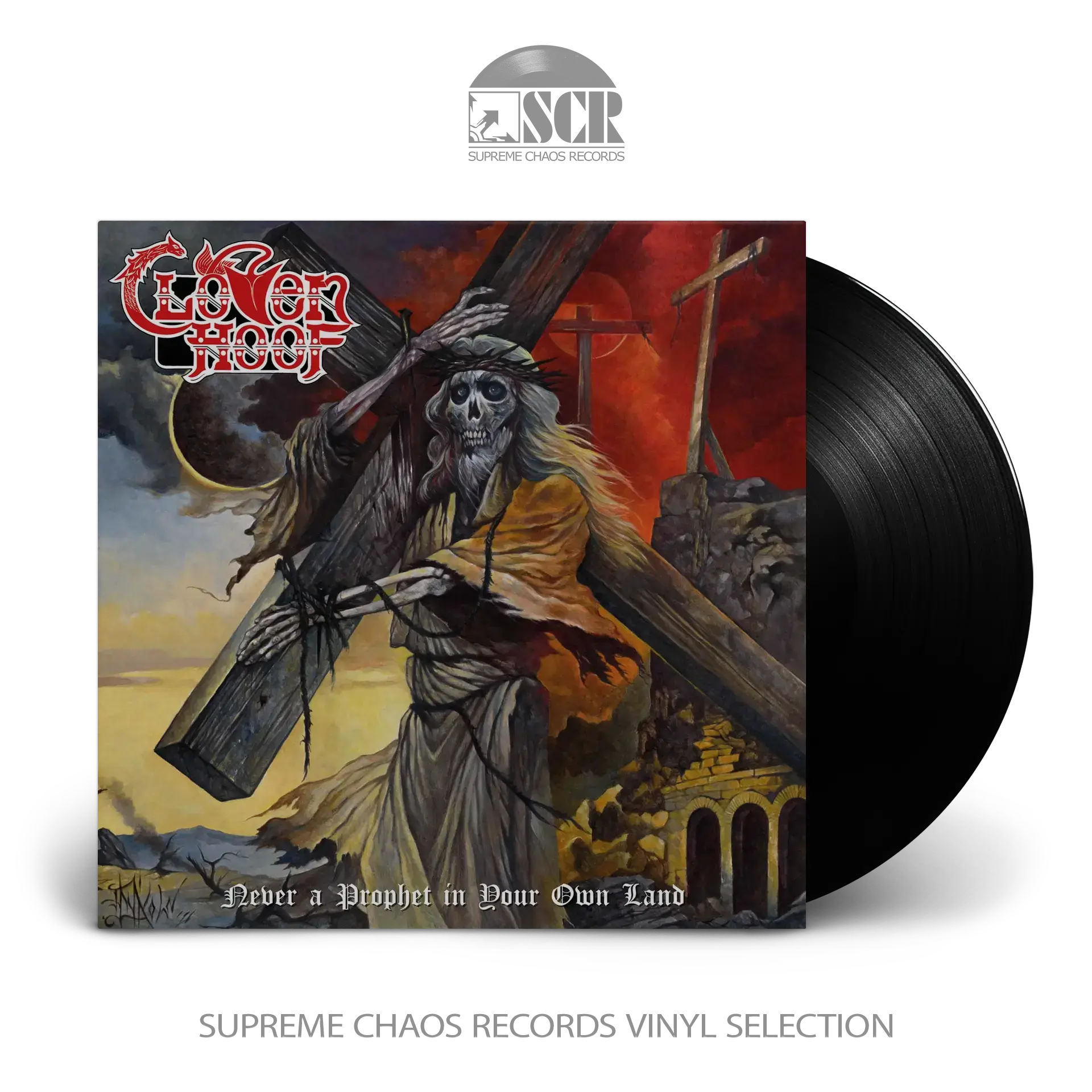 CLOVEN HOOF · Never a Prophet in Your Own Land | BLACK LP (Heavy Metal Vinyl)