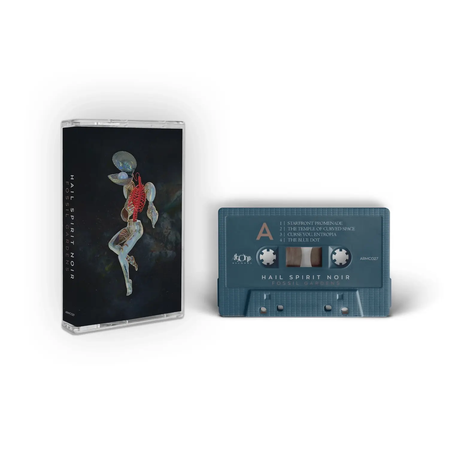 HAIL SPIRIT NOIR · Fossil Gardens | NAVY BLUE TAPE (Progressive Metal/Black Metal/Death Metal Tapes)