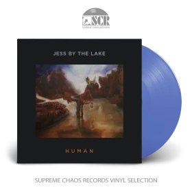 HUMAN · Jess By The Lake | TRANSPARENT BLUE LP (Psychedelic Rock Vinyl)