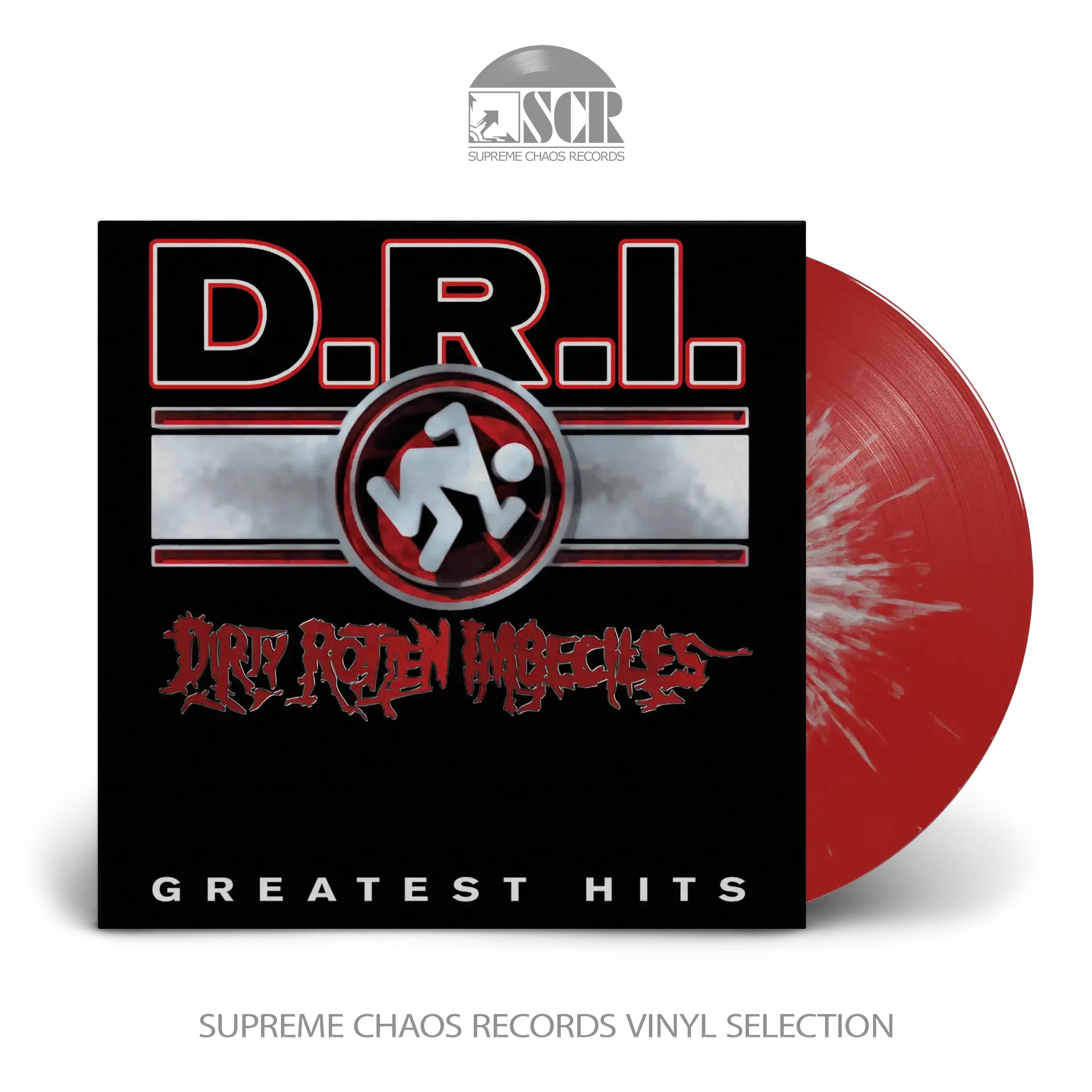 D.R.I. · Greatest Hits | RED/SILVER SPLATTER LP (Thrash Metal Vinyl)