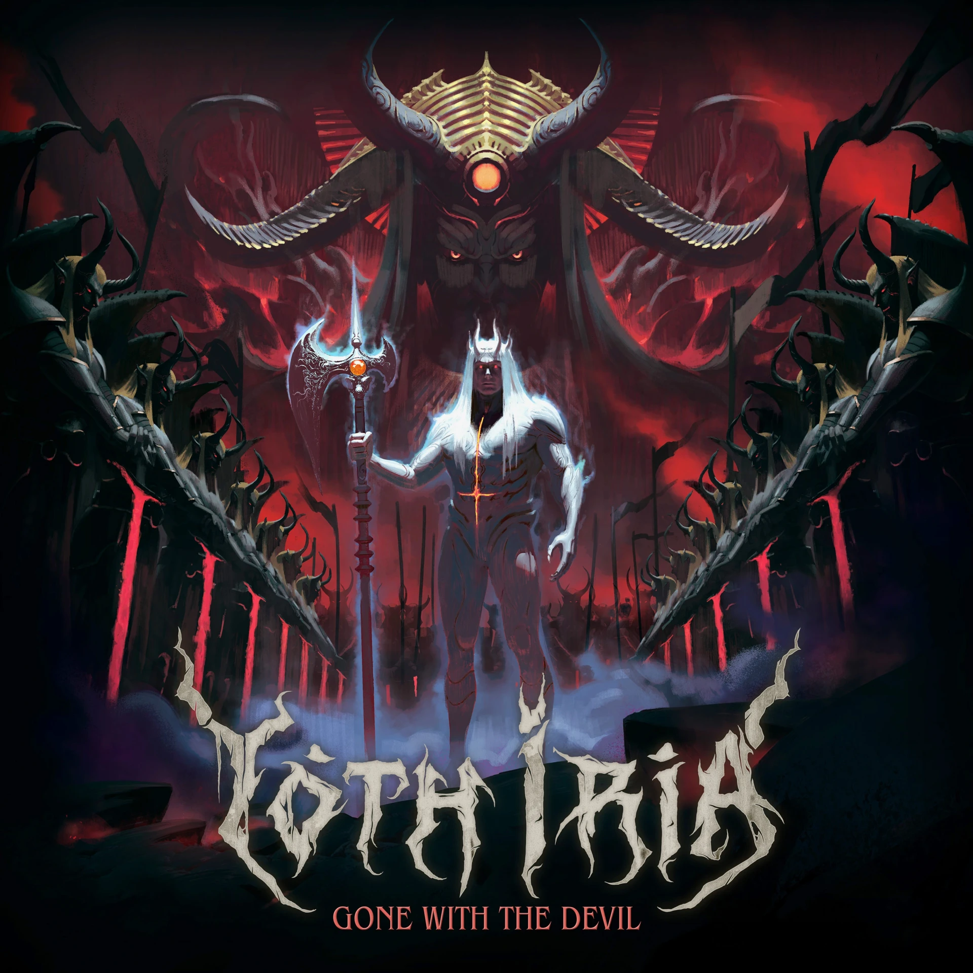 YOTH IRIA · Gone with the Devil | GALAXY BLUE SKY PINK LP (Heavy Metal Vinyl) · Picture 2