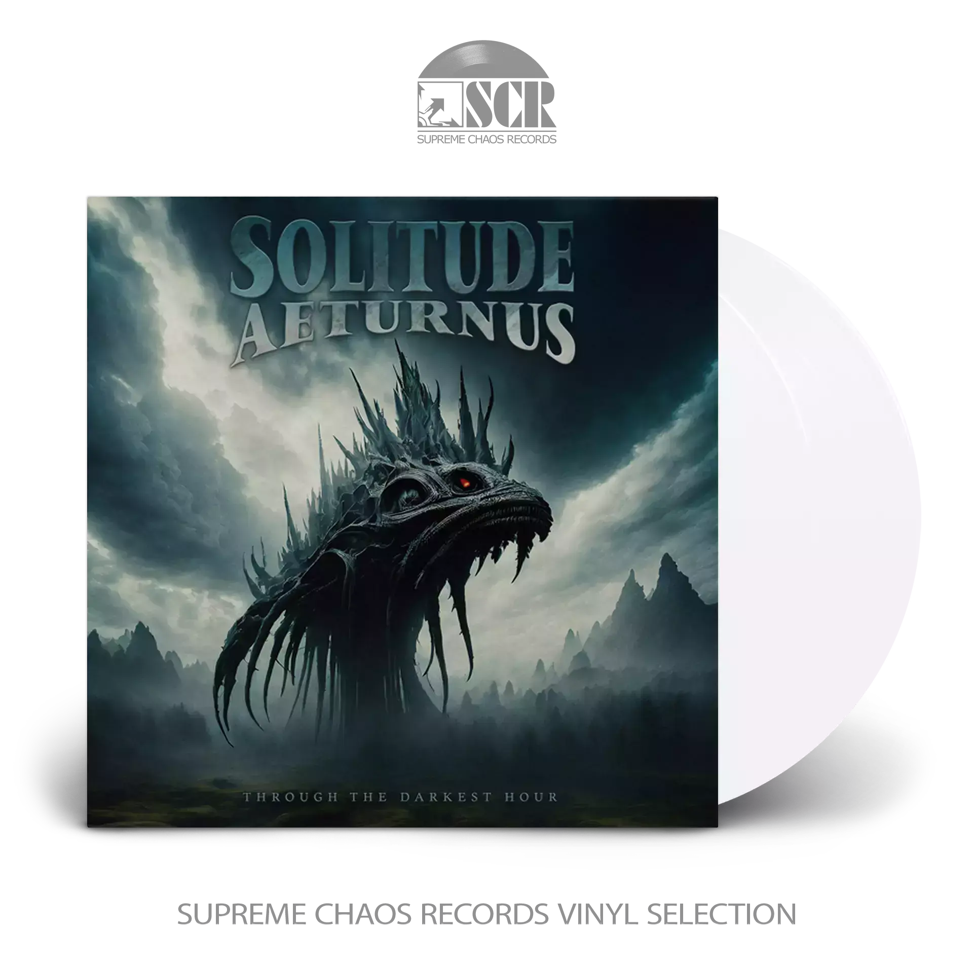 SOLITUDE AETURNUS - Through The Darkest Hour · WHITE 2LP (Epic Metal/Doom Metal Vinyl)