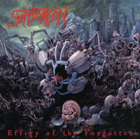 SUFFOCATION · Effigy of the Forgotten | CLEAR/BLACK/BLUE/RED SPLATTER LP (Death Metal Vinyl) · Picture 1