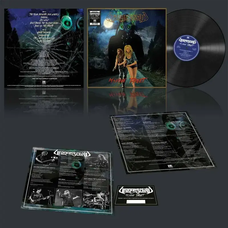 DRAGONSCLAW · Moving Target | BLACK LP (Heavy Metal Vinyl) · Picture 2