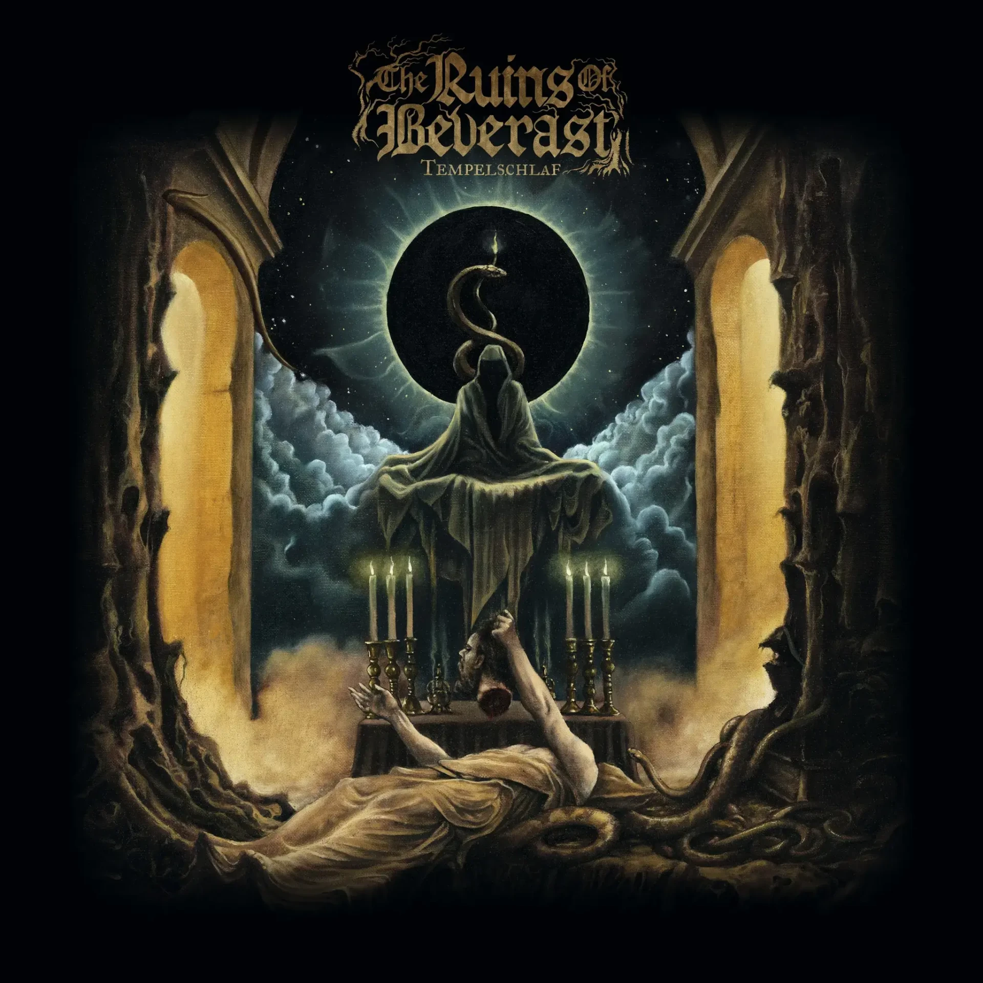 THE RUINS OF BEVERAST - Tempelschlaf · GOLD 2LP (Black Metal Vinyl) · Picture 1