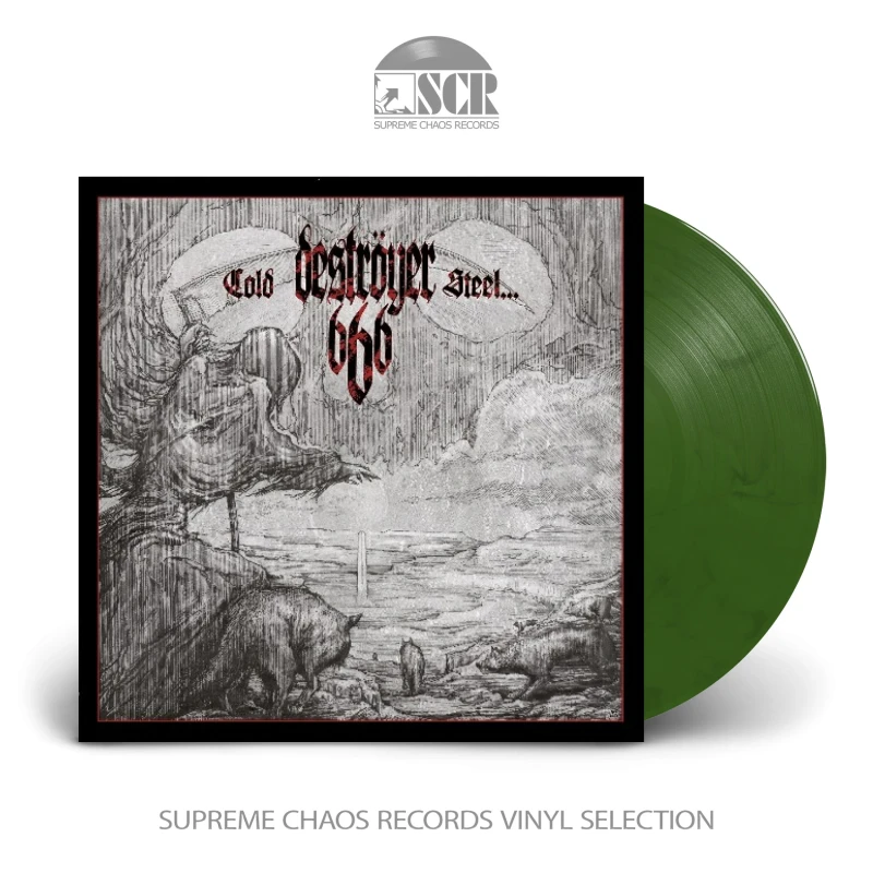 Deströyer 666 · Cold Steel For An Iron Age | SILVER/GREEN LP