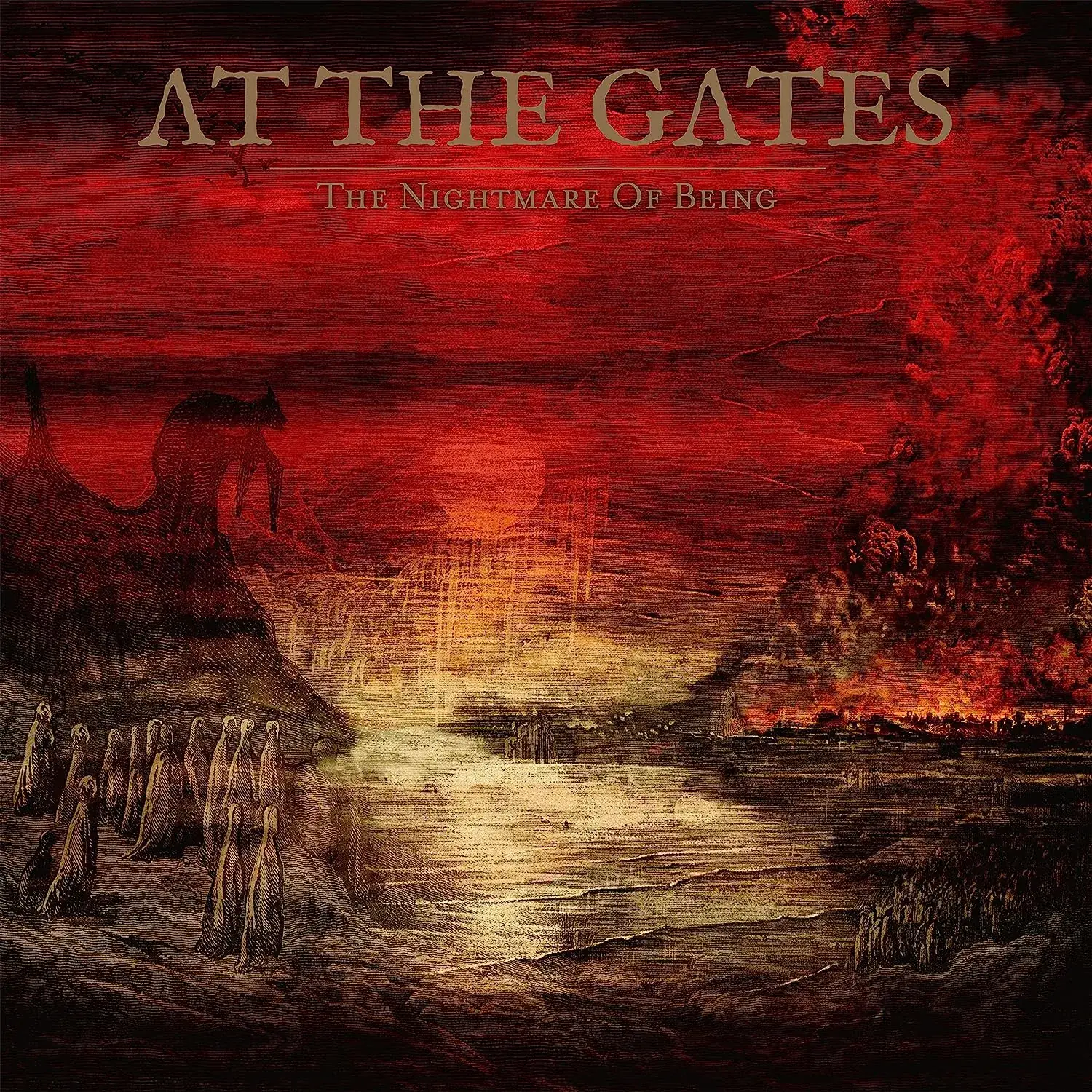 AT THE GATES · The Nightmare Of Being | GOLD LP (Death Metal Vinyl) · Picture 1