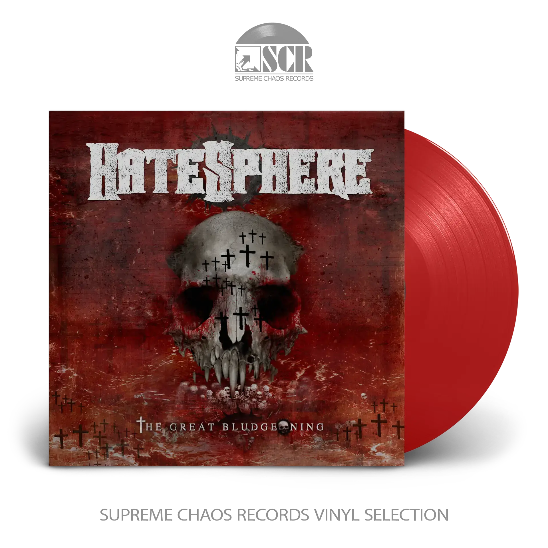 HATESPHERE · The Great Bludgeoning (B-Stock) | TRANSPARENT RED LP (Thrash Metal Vinyl)