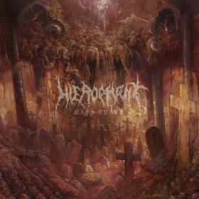HIEROPHANT · Mass Grave | RED LP (Death Metal/Doom Metal Vinyl) · Picture 1
