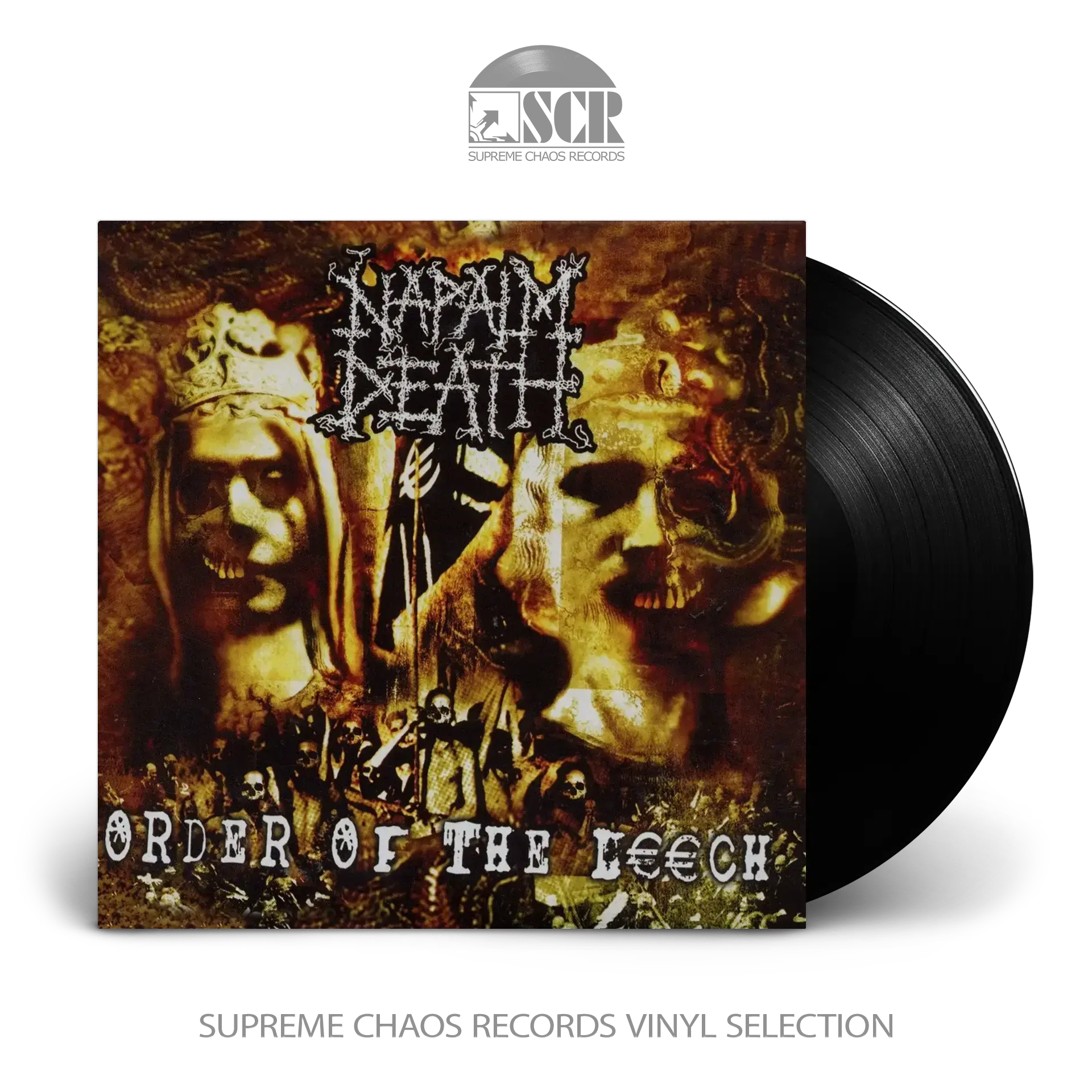 NAPALM DEATH · Order Of The Leech | BLACK LP (Grindcore/Death Metal Vinyl)