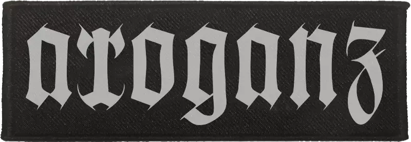 ARROGANZ · Logo | PATCH (Death Metal/Doom Metal Others)