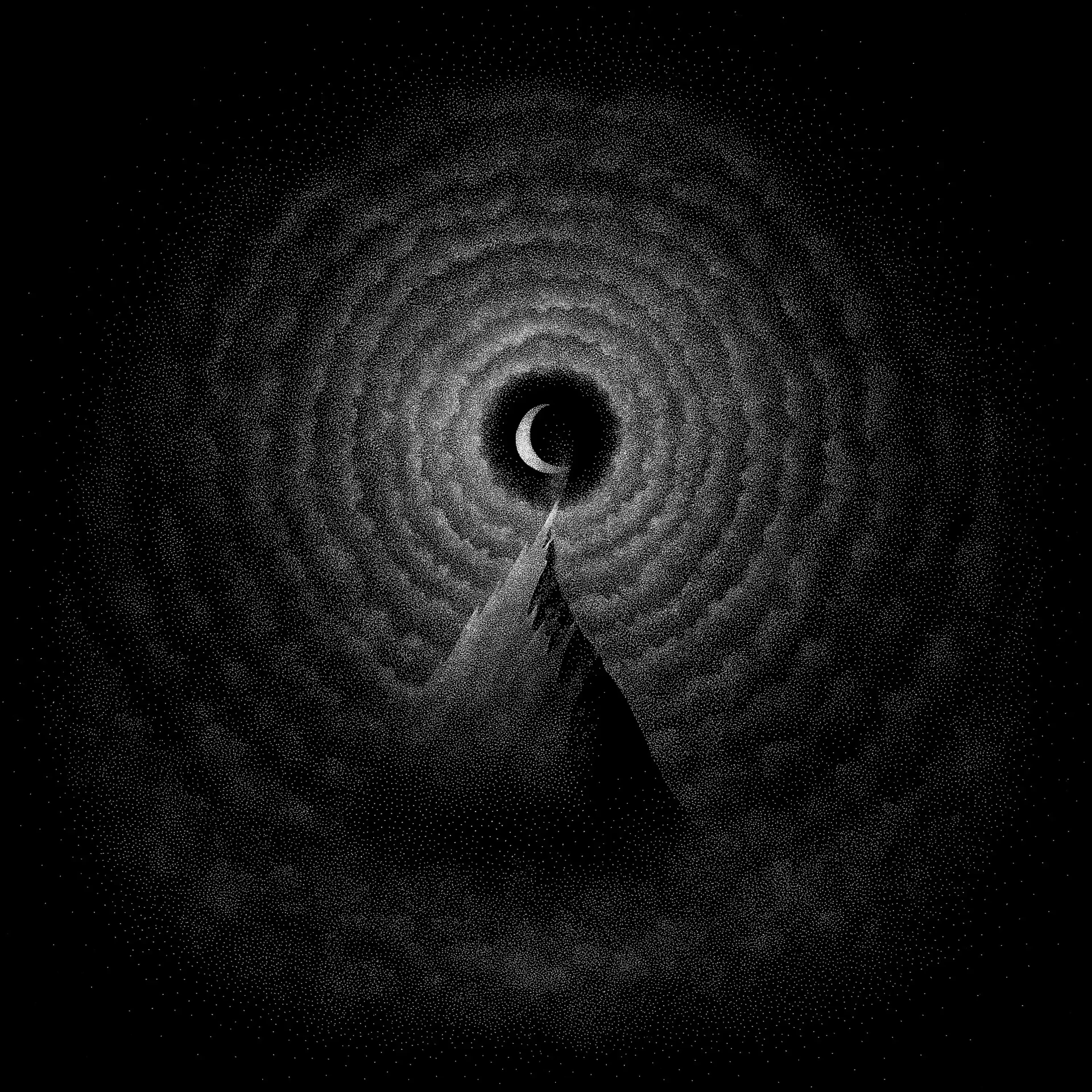UNREQVITED · A Pathway To The Moon | BLACK LP (Post Black Metal Vinyl) · Picture 1