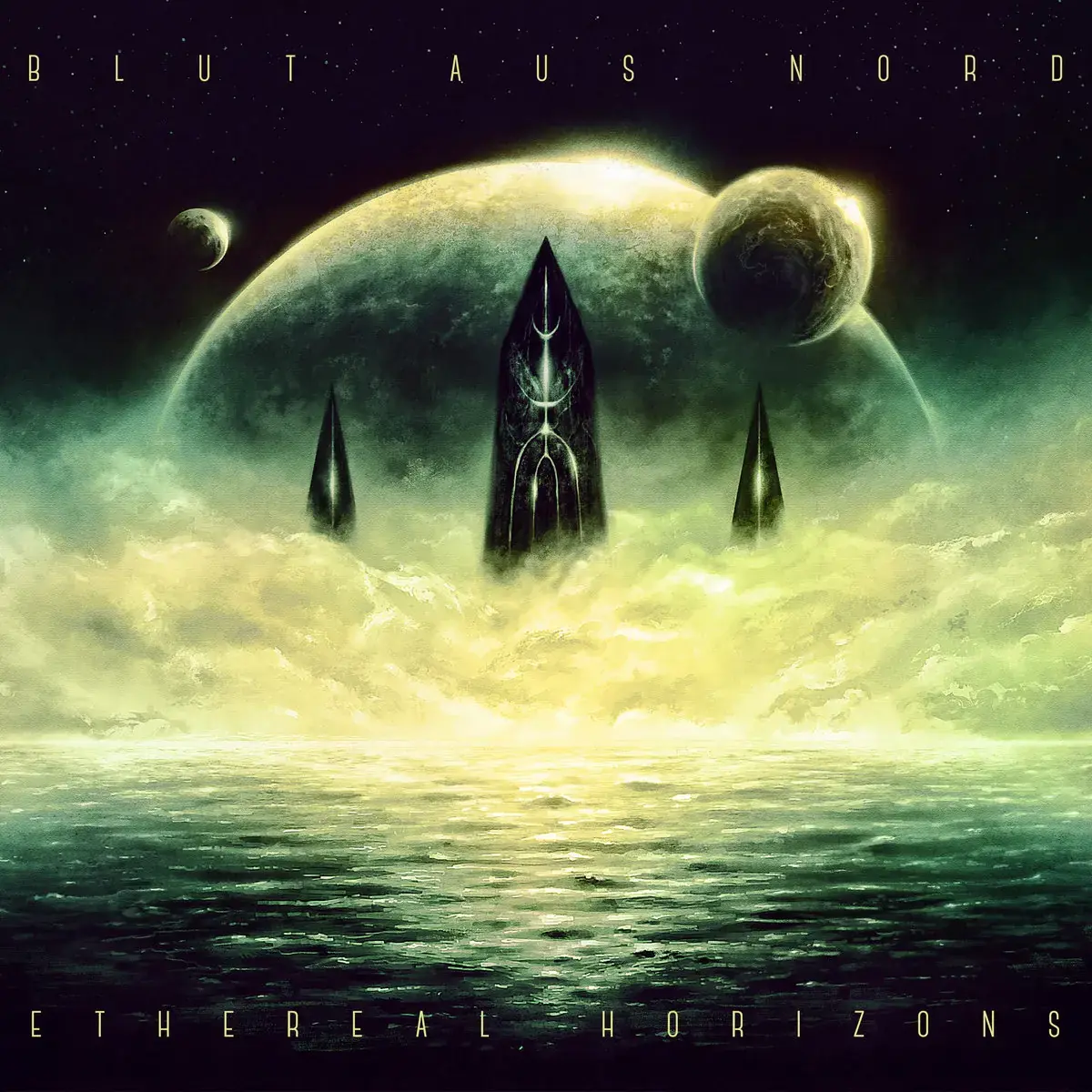BLUT AUS NORD · Ethereal Horizons | LILY PAD/LIMEADE MARBLED 2LP (Black Metal Vinyl) · Picture 2