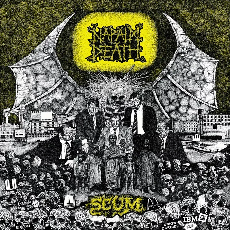 NAPALM DEATH · Scum | GREEN LP (Grindcore Vinyl) · Picture 1