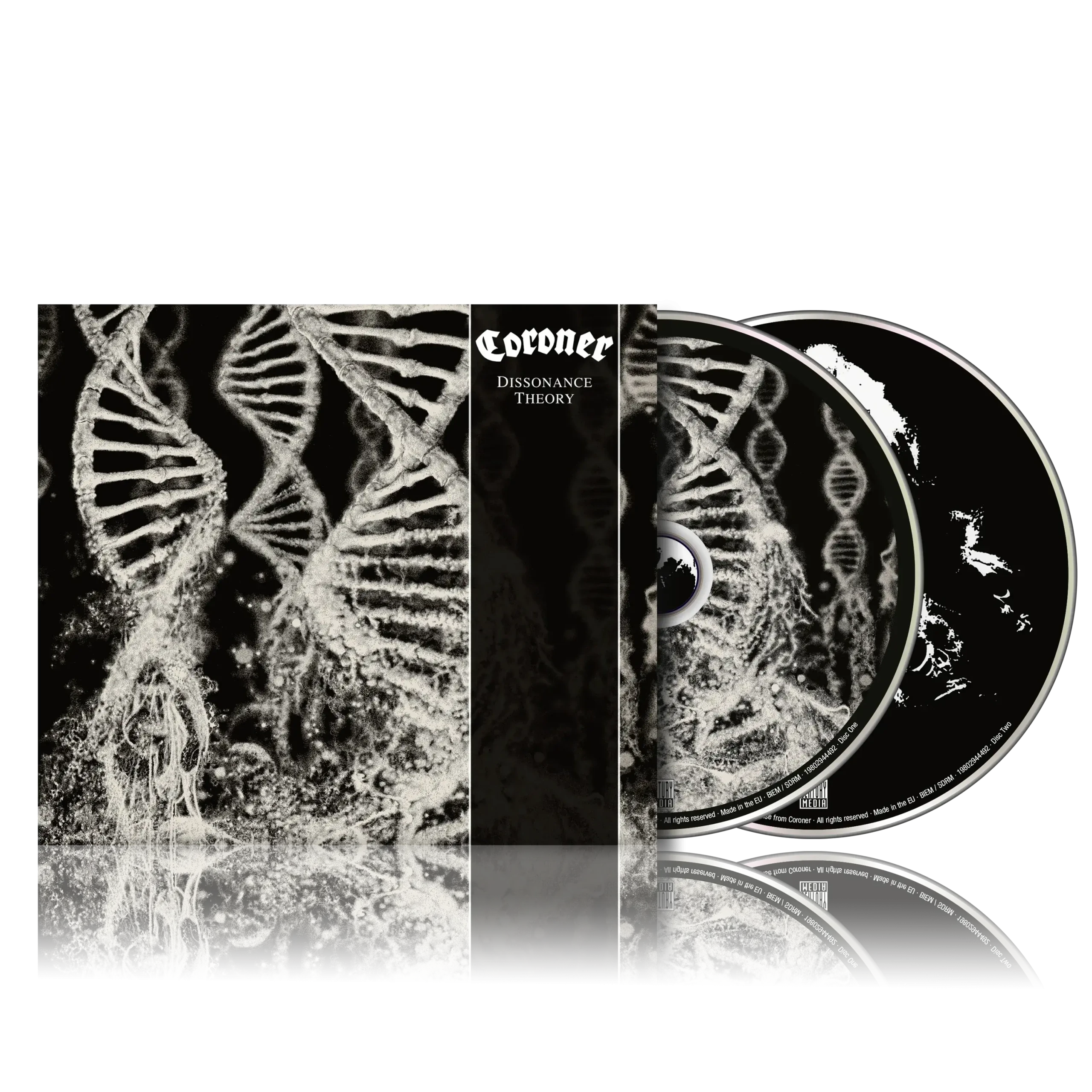 CORONER - Dissonance Theory · 2CD MEDIABOOK (Thrash Metal/Progressive Metal CDs) · Bild 2