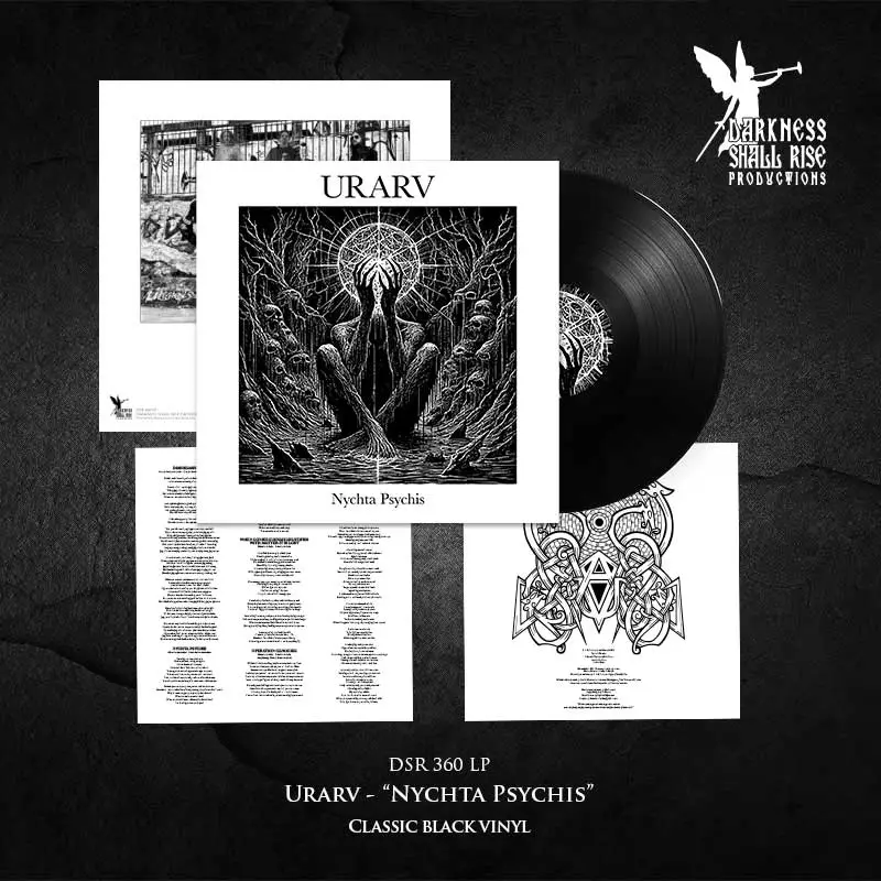 URARV · Nychta Psychis | BLACK LP (Black Metal Vinyl) · Picture 2