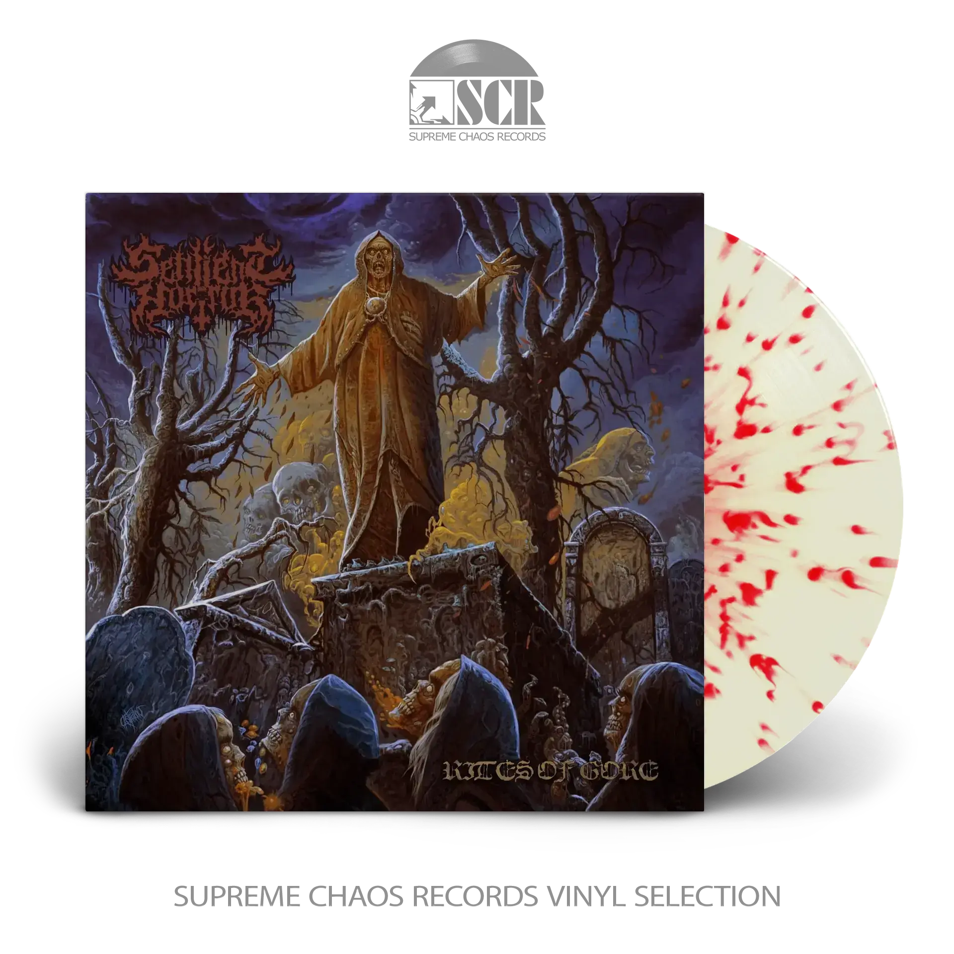 SENTIENT HORROR · Rites Of Gore | RED/CLEAR LP (Death Metal Vinyl)