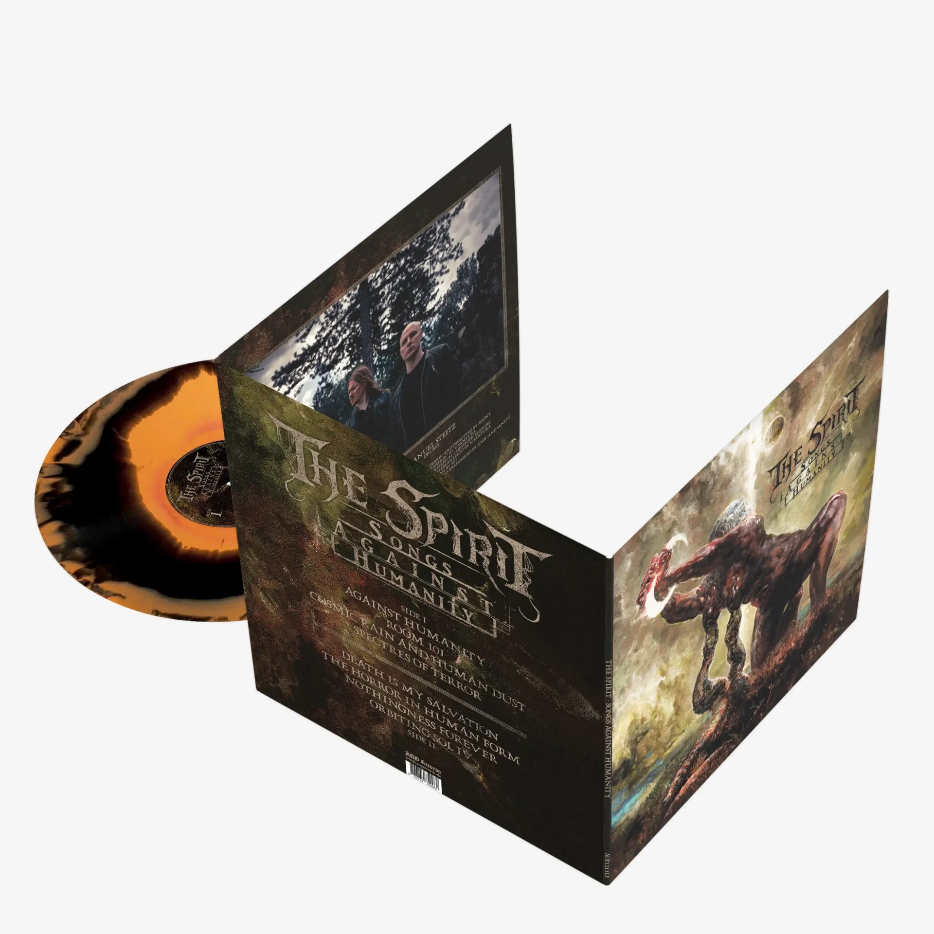 THE SPIRIT - Songs Against Humanity · ORANGE/BLACK MARBLED LP 1