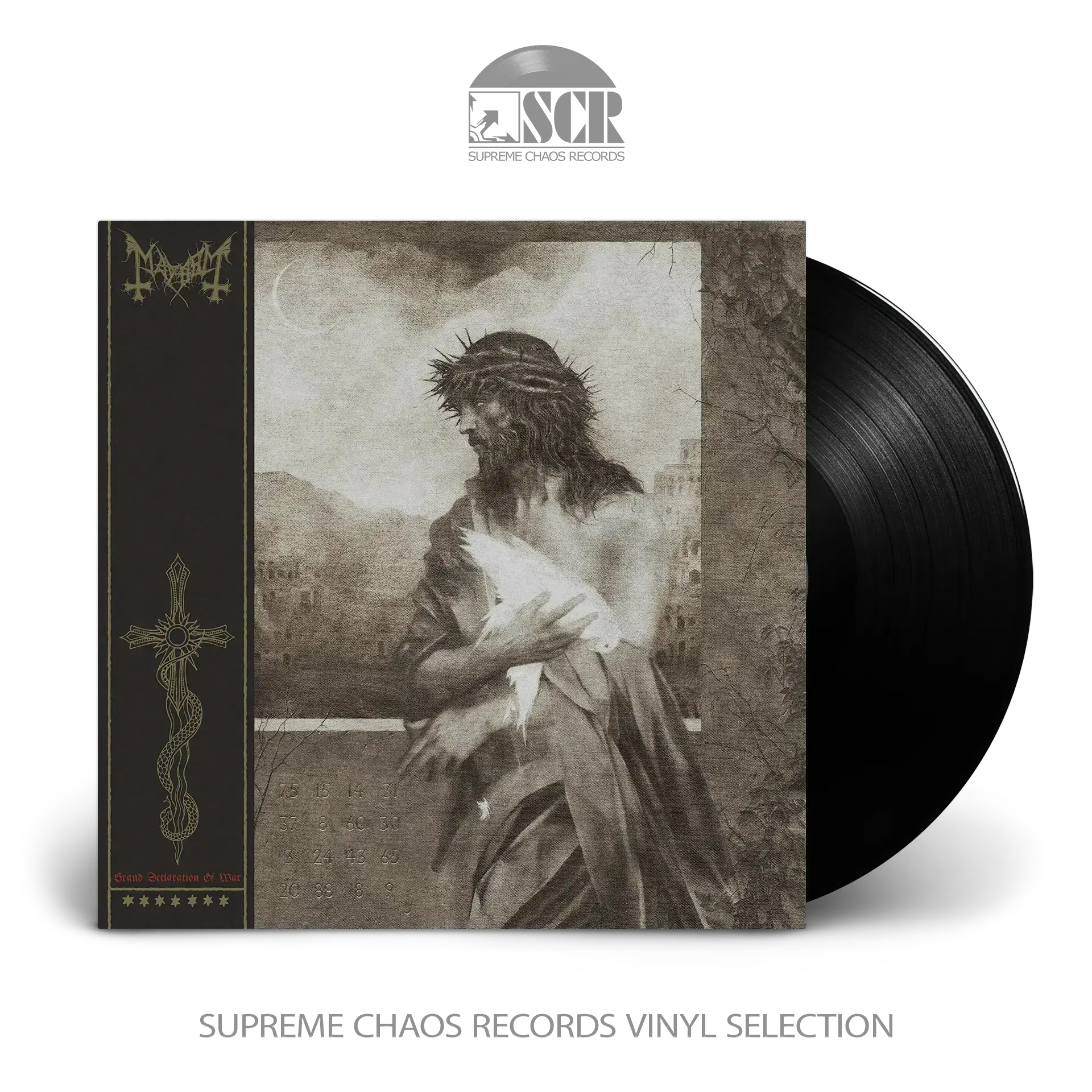 MAYHEM - Grand Declaration Of War (Remix 2018) · BLACK LP (Black Metal Vinyl)