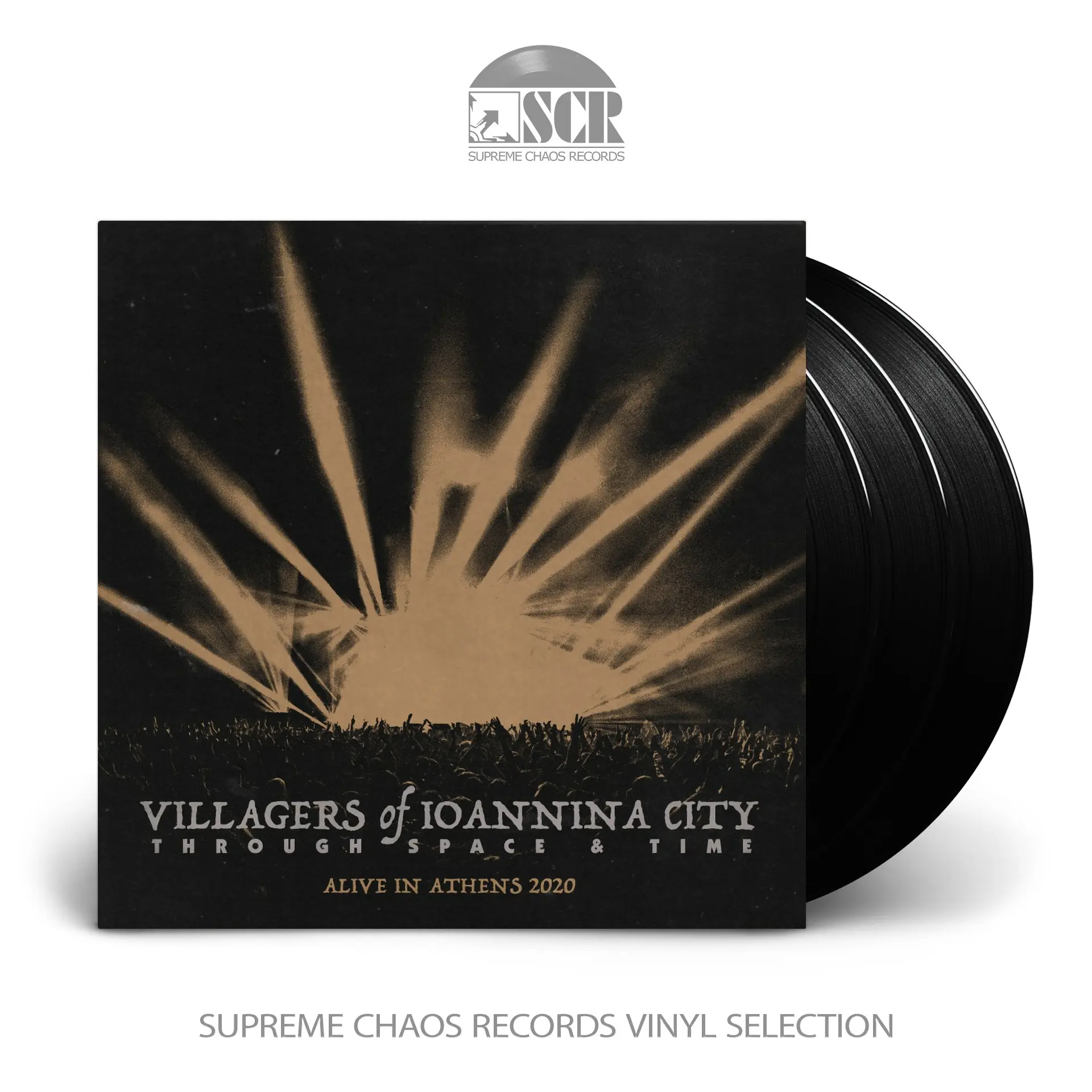 VILLAGERS OF IOANNINA CITY - Through Space And Time (Alive In Athens 2020) · BLACK 3LP (Hard Rock Vinyl)